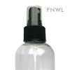 16 oz. PET Cosmo Round Bottles With Black Sprayers