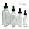 1/2 oz. Flint Boston Round Bottles with Droppers